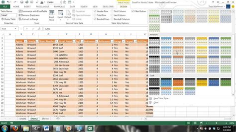 Image result for Excel Table Sample