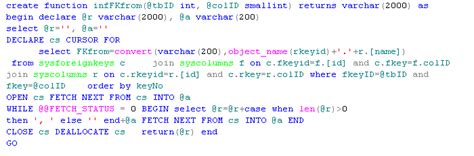 SQL Code Formatter に対する画像結果
