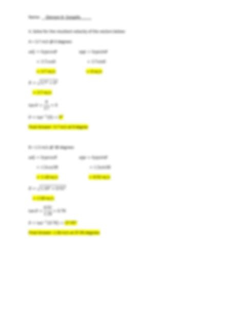 Vector Addition Worksheet Key に対する画像結果