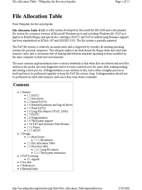 Image result for File Allocation Table