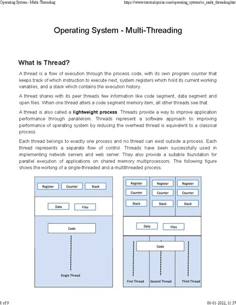 Image result for Multithreading Operating System Examples