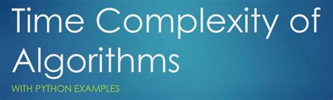 Image result for Python List Access Time Complexity