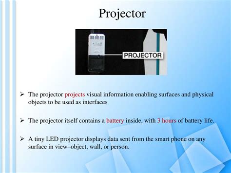 Image result for Compact Projector for Sixth Sense
