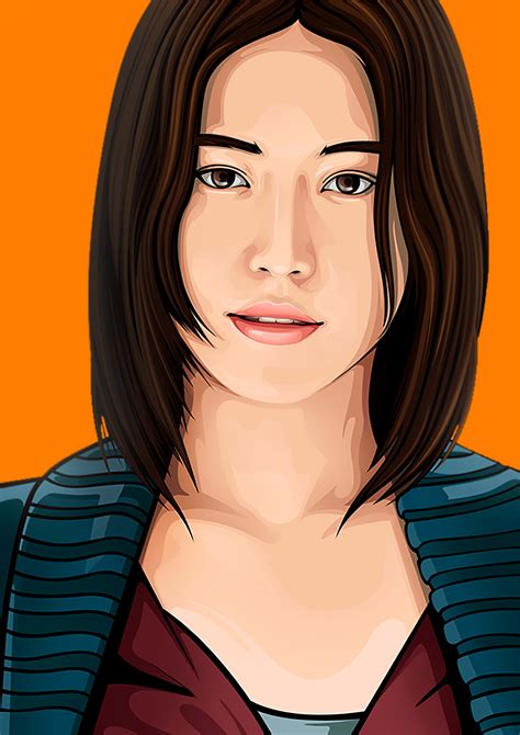 20 Beautiful Vexel Art Portraits - Vector Portrait illustrations