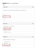 Module 2.8 に対する画像結果
