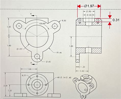Image result for SolidWorks Part Drawing Example