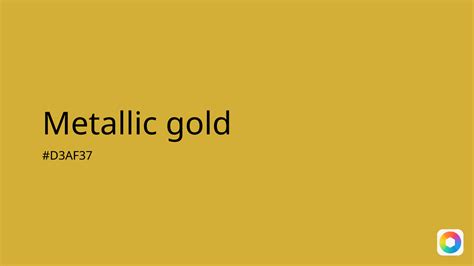 Image result for Metallic Gold Hex Code