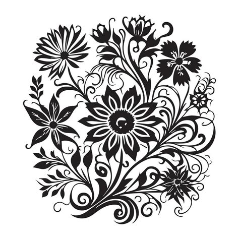 Image result for Flower Vector Floral Pattern