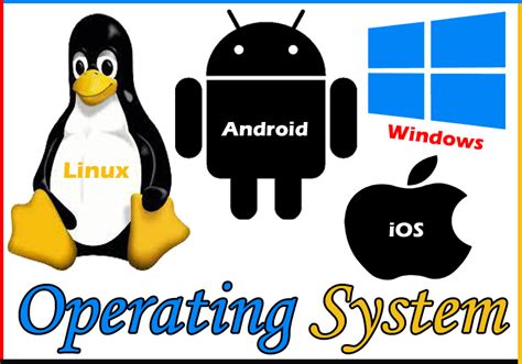 Image result for Types of Operating System PNG