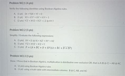 Image result for Boolean Algebra Identities