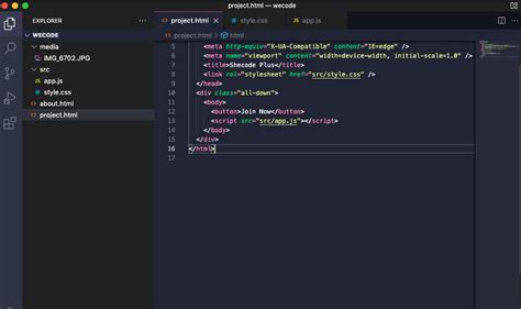 Image result for JS File and HTML File in vs Code