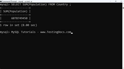 Image result for Aggregate Functions in MySQL