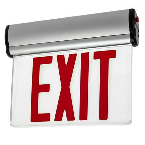 Afbeeldingsresultaten voor Edge Lit Exit Sign