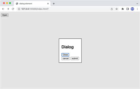 Image result for HTML Dialoug Box
