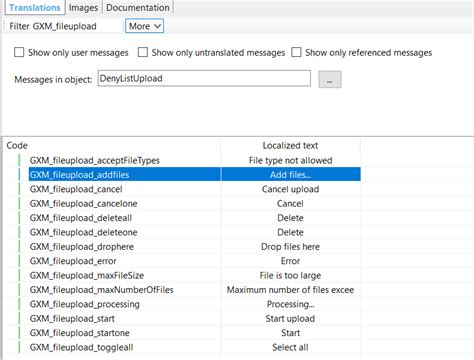USAW Upload Example に対する画像結果