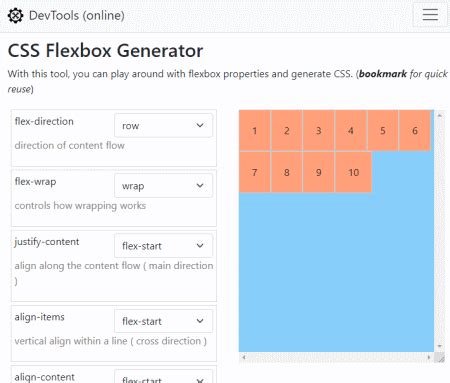 Image result for CSS Flexbox Layout Generator