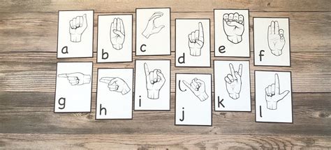 Free Printable Flashcards: Sign Language Alphabet, 41% OFF