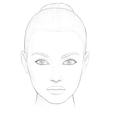 Image result for Basic Female Face Drawing