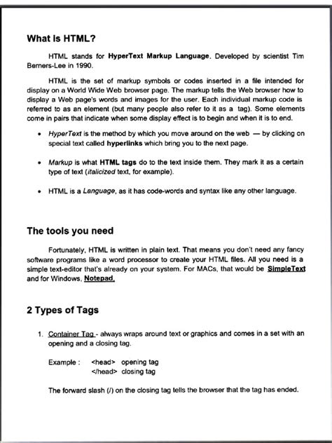 Image result for HTML for Beginners PDF