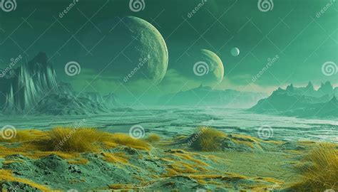 Image result for Alien Planet with Two Moons Scene