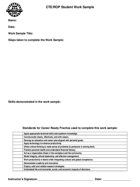 Image result for Example of Student Work Sample