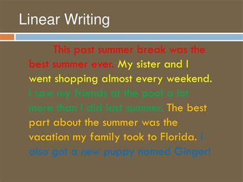 Image result for Linear Structure Writing