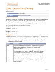 Advanced Programming Ap08 に対する画像結果