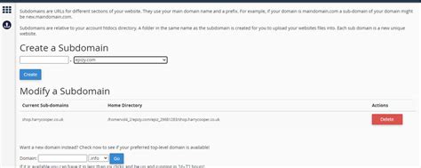 Toradh íomhá ar Sample Subdomain