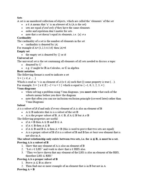 Discrete Mathematics Formulas PDF に対する画像結果
