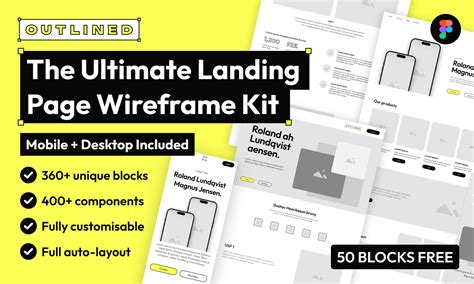 Image result for Simple Landing Page Design Barebones Lo-Fi Wireframe