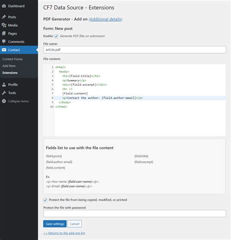 PDF Generator に対する画像結果