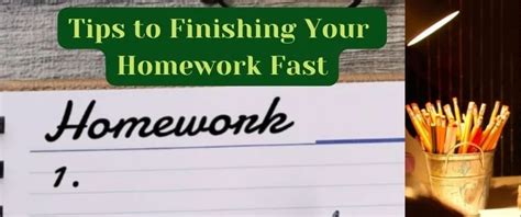 Image result for How to Do Your Homework Fast