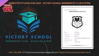 Image result for +Nector Management System KCSE 2022 Project Computer