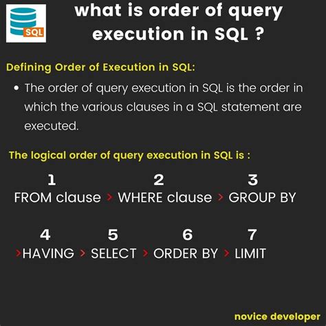 Afbeeldingsresultaten voor Explain SQL Query Execution Order