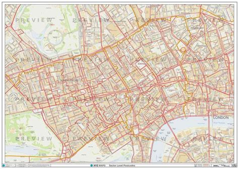 Image result for City of London Postcode Map
