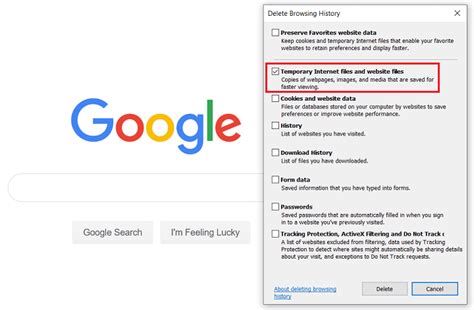 Clear Cache Internet Explorer に対する画像結果