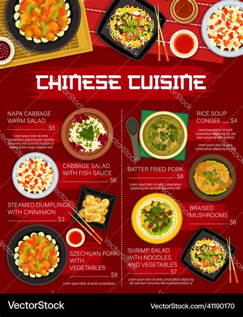Image result for Visual Chinese Food Menu