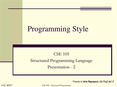 Image result for Programming Style Defination