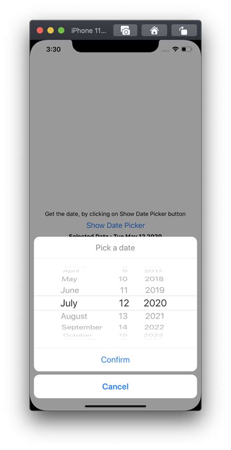 Image result for React Native Time Picker