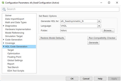 Supported Constructs for HDL Code Generation Using HDL Coder に対する画像結果