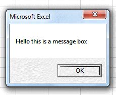 VBA Code Message Box-साठीचा प्रतिमा निकाल