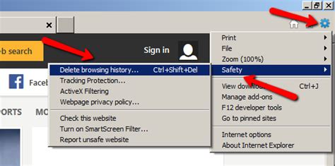 Clear Cache Internet Explorer に対する画像結果