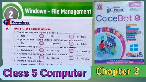 Toradh íomhá ar Grade 2 Computer File Management