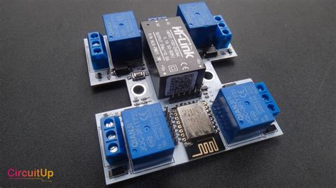 Image result for Wi-Fi Relay Module Ckt Diagram