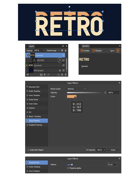 Image result for Affinity Designer Text