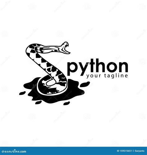 Image result for Python Logo with Black Background