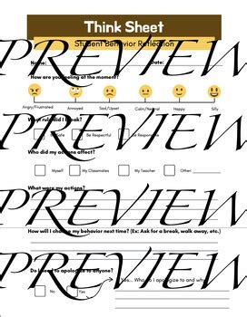 Student Standard Reflection Sheet に対する画像結果