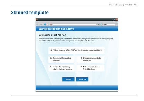 Image result for eLearning Module Sub Topic Section Template