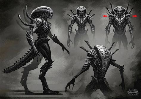 Toradh íomhá ar Alien Hybrid Monster Art