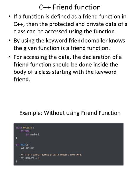Friend Function C++ Program に対する画像結果